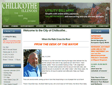 Tablet Screenshot of cityofchillicotheil.com